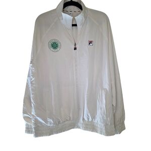 FILA Tennis Windbreaker Jacket COEUR RACQUET CLUB - Size Large